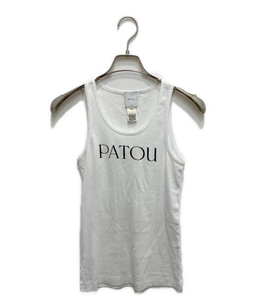 patou（パトゥ）patou (パトゥ) オーガニックコットン タンクトップ ホワイト サイズ:XSの古着・服飾アイテム