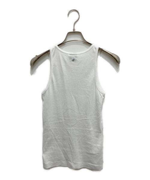 patou（パトゥ）patou (パトゥ) オーガニックコットン タンクトップ ホワイト サイズ:XSの古着・服飾アイテム