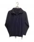 HOMME PLISSE ISSEY MIYAKE（オム プリッセ イッセイ ミヤケ）の古着「プリーツレースアップシャツ」｜ブラック