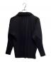 HOMME PLISSE ISSEY MIYAKE (オム プリッセ イッセイ ミヤケ) プリーツレースアップシャツ ブラック サイズ:2：30000円