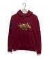 POLO RALPH LAUREN（ポロ・ラルフローレン）の古着「刺繍プルオーバーパーカー」｜ボルドー