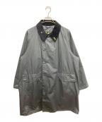 Barbour×KAPTAIN SUNSHINEバブアー×キャプテンサンシャイン）の古着「コラボ3/4オイルドコート」｜ブラック