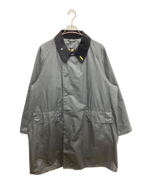 Barbour（バブアー）Barbour (バブアー) KAPTAIN SUNSHINE (キャプテンサンシャイン) コラボ3/4オイルドコート ブラック サイズ:Mの古着・服飾アイテム
