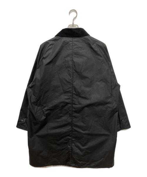 Barbour（バブアー）Barbour (バブアー) KAPTAIN SUNSHINE (キャプテンサンシャイン) コラボ3/4オイルドコート ブラック サイズ:Mの古着・服飾アイテム