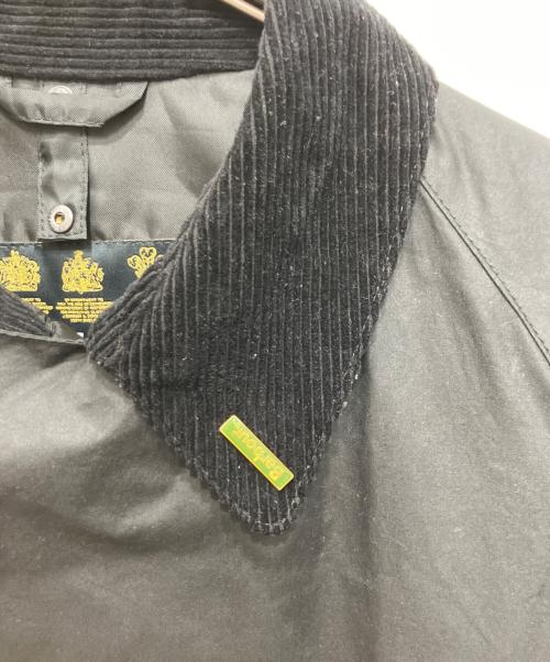 Barbour（バブアー）Barbour (バブアー) KAPTAIN SUNSHINE (キャプテンサンシャイン) コラボ3/4オイルドコート ブラック サイズ:Mの古着・服飾アイテム