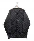 Barbour×KAPTAIN SUNSHINEバブアー×キャプテンサンシャイン）の古着「コラボキルティングライナーコート」｜ブラック
