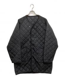 Barbour×KAPTAIN SUNSHINE（バブアー×キャプテンサンシャイン）の古着「コラボキルティングライナーコート」｜ブラック