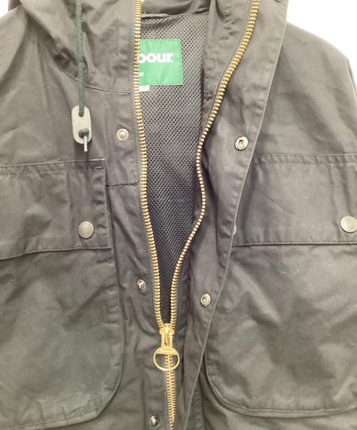 Barbour（バブアー）Barbour (バブアー) KAPTAIN SUNSHINE (キャプテンサンシャイン) JOURNAL STANDARD (ジャーナルスタンダード) ショートフーディジャケット ブラック サイズ:Mの古着・服飾アイテム