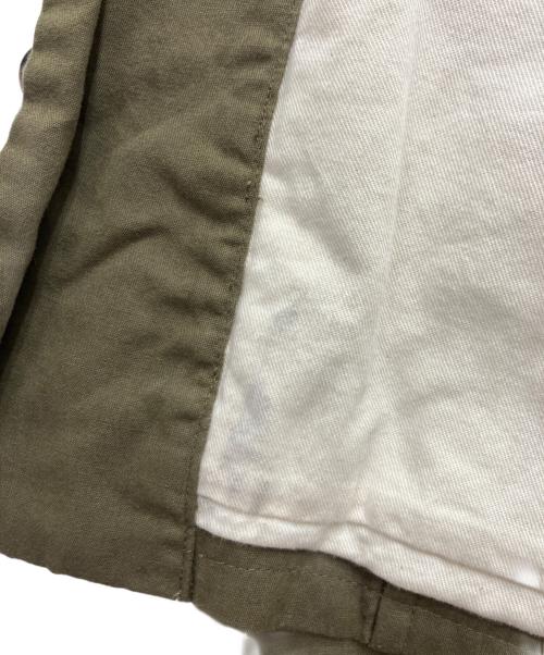 YAECA（ヤエカ）YAECA (ヤエカ) オイルドショートカバーオール オリーブ サイズ:Lの古着・服飾アイテム