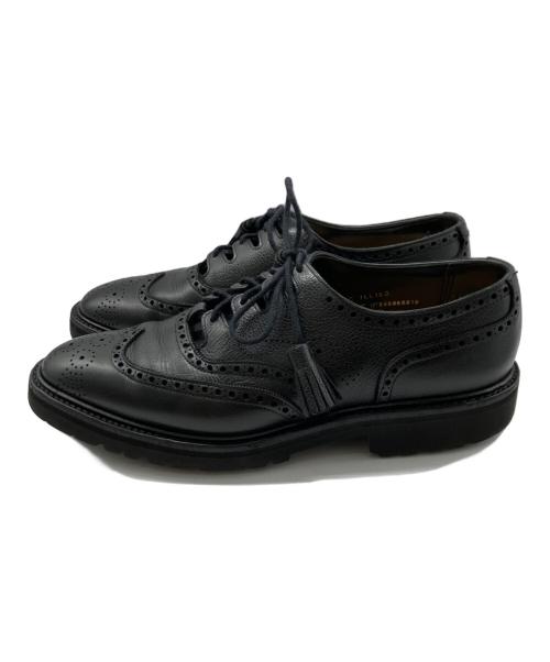 Crockett & Jones（クロケット＆ジョーンズ）Crockett & Jones (クロケット＆ジョーンズ) SHIPS (シップス) ギリ-2 ウィングチップシューズ ブラック サイズ:6 1/2 Eの古着・服飾アイテム