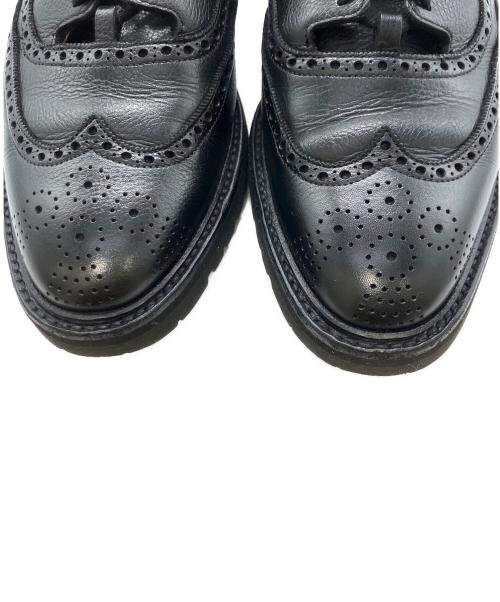 Crockett & Jones（クロケット＆ジョーンズ）Crockett & Jones (クロケット＆ジョーンズ) SHIPS (シップス) ギリ-2 ウィングチップシューズ ブラック サイズ:6 1/2 Eの古着・服飾アイテム