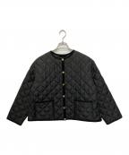 Traditional Weatherwearトラディショナルウェザーウェア）の古着「アークリー Aラインキルティングジャケット」｜ブラック