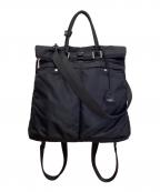 SELENT ETHERセレーンエテール）の古着「CARRY 38 2WAYヘルメットバッグ」｜ブラック