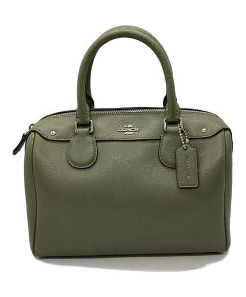 COACH（コーチ）COACH (コーチ) ミニボストンバッグ グリーンの古着・服飾アイテム