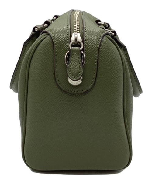 COACH（コーチ）COACH (コーチ) ミニボストンバッグ グリーンの古着・服飾アイテム