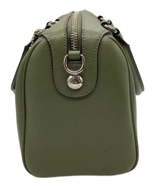 COACH（コーチ）COACH (コーチ) ミニボストンバッグ グリーンの古着・服飾アイテム