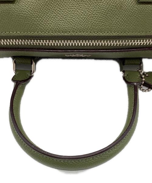 COACH（コーチ）COACH (コーチ) ミニボストンバッグ グリーンの古着・服飾アイテム