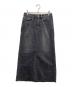 Healthy DENIM（ヘルシーデニム）の古着「Pear Maxiデニムスカート」｜ブラック