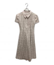 HER LIP TO（ハーリップトゥ）の古着「Annecy Belted Dress」｜ピンク