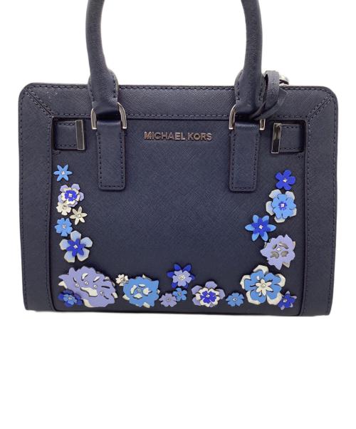 MICHAEL KORS（マイケルコース）MICHAEL KORS (マイケルコース) 2WAYバッグ ネイビーの古着・服飾アイテム