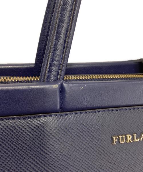FURLA（フルラ）FURLA (フルラ) 2WAYショルダーバッグ ネイビーの古着・服飾アイテム
