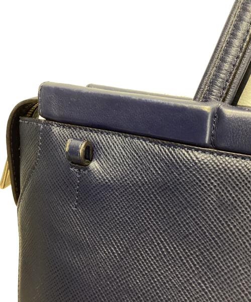 FURLA（フルラ）FURLA (フルラ) 2WAYショルダーバッグ ネイビーの古着・服飾アイテム