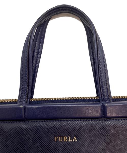 FURLA（フルラ）FURLA (フルラ) 2WAYショルダーバッグ ネイビーの古着・服飾アイテム