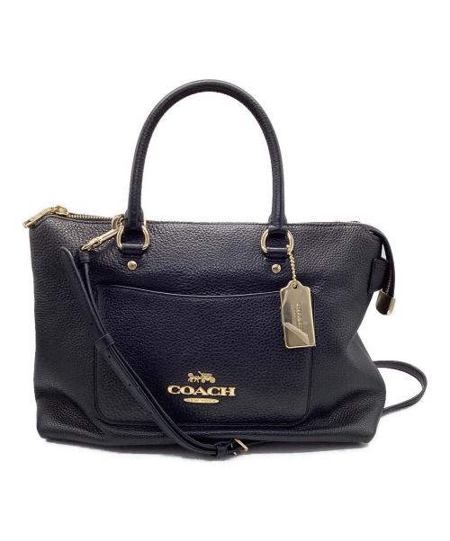 COACH（コーチ）COACH (コーチ) 2WAYバッグ ブラックの古着・服飾アイテム