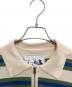 中古・古着 Ecstatic Research (エクスタティック リサーチ) BORDER POLO KNIT ベージュ サイズ:L：10000円