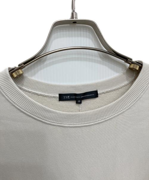 23区（ニジュウサンク）23区 (ニジュウサンク) カラー スウェット ベージュ サイズ:38の古着・服飾アイテム
