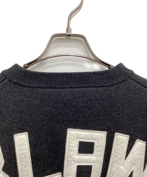 Adam et Rope（アダム エ ロペ）Adam et Rope (アダム エ ロペ) フェルト刺しゅうニットプルオーバー グレー サイズ:36の古着・服飾アイテム