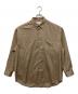 Graphpaper（グラフペーパー）の古着「Silicon Poplin Oversized Regular Collar Shirt」｜ベージュ