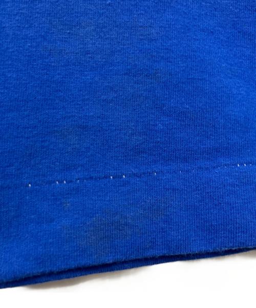PLAY COMME des GARCONS（プレイコムデギャルソン）PLAY COMME des GARCONS (プレイコムデギャルソン) 製品染めハートワッペンTシャツ ブルー サイズ:XLの古着・服飾アイテム
