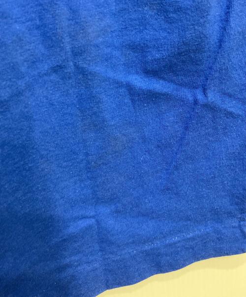 PLAY COMME des GARCONS（プレイコムデギャルソン）PLAY COMME des GARCONS (プレイコムデギャルソン) 製品染めハートワッペンTシャツ ブルー サイズ:XLの古着・服飾アイテム