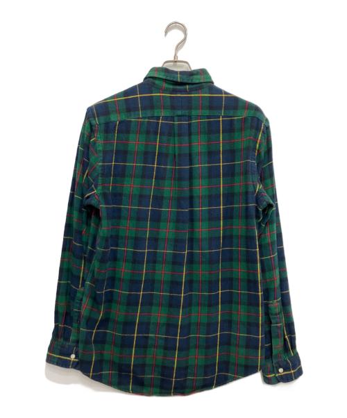 POLO RALPH LAUREN（ポロ・ラルフローレン）POLO RALPH LAUREN (ポロ・ラルフローレン) チェックネルシャツ グリーン サイズ:Mの古着・服飾アイテム