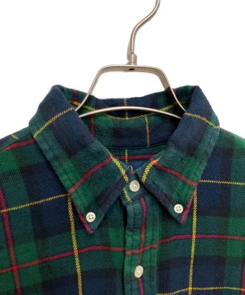 POLO RALPH LAUREN（ポロ・ラルフローレン）POLO RALPH LAUREN (ポロ・ラルフローレン) チェックネルシャツ グリーン サイズ:Mの古着・服飾アイテム