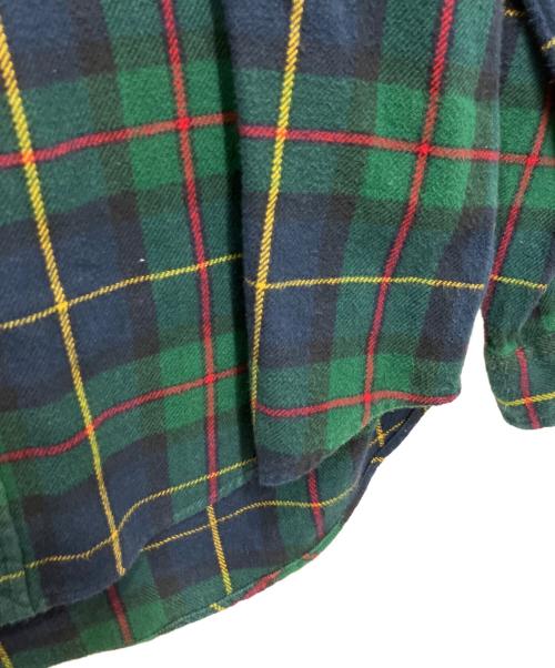 POLO RALPH LAUREN（ポロ・ラルフローレン）POLO RALPH LAUREN (ポロ・ラルフローレン) チェックネルシャツ グリーン サイズ:Mの古着・服飾アイテム