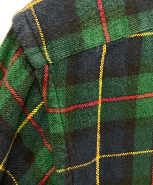 POLO RALPH LAUREN（ポロ・ラルフローレン）POLO RALPH LAUREN (ポロ・ラルフローレン) チェックネルシャツ グリーン サイズ:Mの古着・服飾アイテム