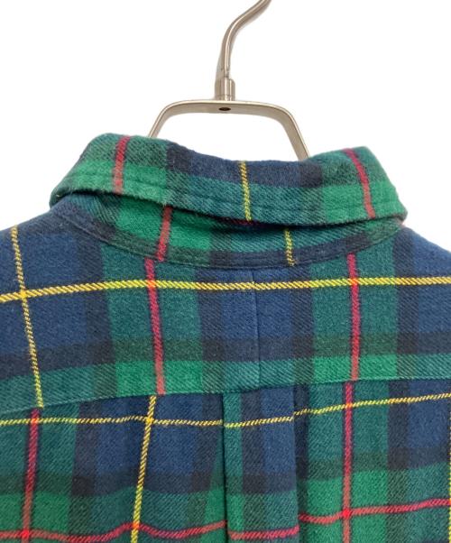 POLO RALPH LAUREN（ポロ・ラルフローレン）POLO RALPH LAUREN (ポロ・ラルフローレン) チェックネルシャツ グリーン サイズ:Mの古着・服飾アイテム