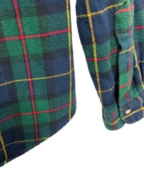 POLO RALPH LAUREN（ポロ・ラルフローレン）POLO RALPH LAUREN (ポロ・ラルフローレン) チェックネルシャツ グリーン サイズ:Mの古着・服飾アイテム
