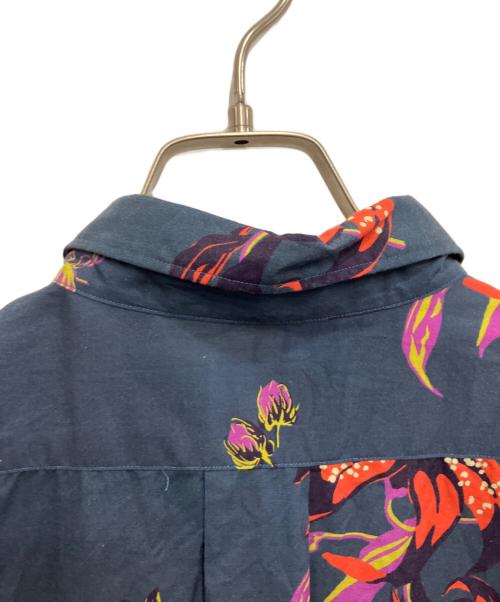 PS Paul Smith（ＰＳポールスミス）PS Paul Smith (ＰＳポールスミス) 花柄シャツ ネイビー サイズ:Lの古着・服飾アイテム