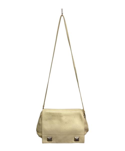BALLY（バリー）BALLY (バリー) オーストリッチ切替ショルダーバッグ ブラックの古着・服飾アイテム
