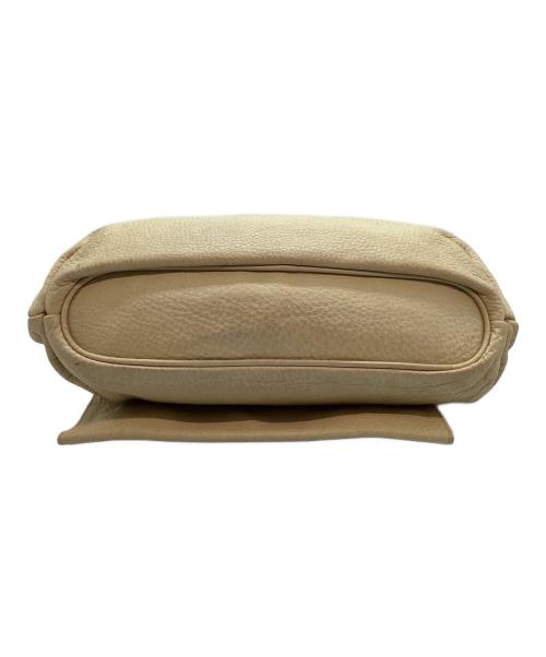 BALLY（バリー）BALLY (バリー) オーストリッチ切替ショルダーバッグ ブラックの古着・服飾アイテム
