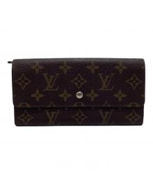 LOUIS VUITTON（ルイ ヴィトン）の古着「旧ポシェット・ポルトモネクレディロングウォレット」｜ブラウン