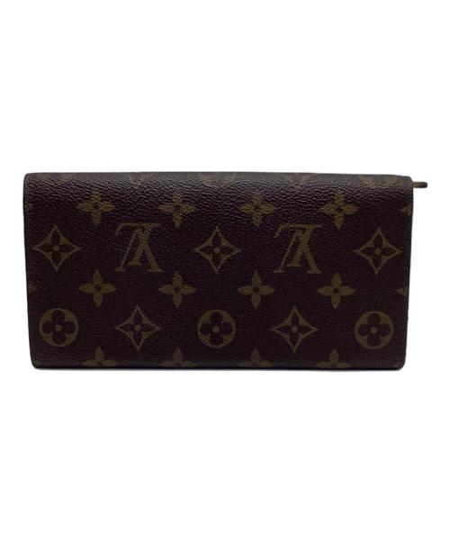 LOUIS VUITTON（ルイ ヴィトン）LOUIS VUITTON (ルイ ヴィトン) 旧ポシェット・ポルトモネクレディロングウォレット ブラウンの古着・服飾アイテム