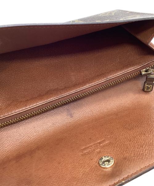 LOUIS VUITTON（ルイ ヴィトン）LOUIS VUITTON (ルイ ヴィトン) 旧ポシェット・ポルトモネクレディロングウォレット ブラウンの古着・服飾アイテム