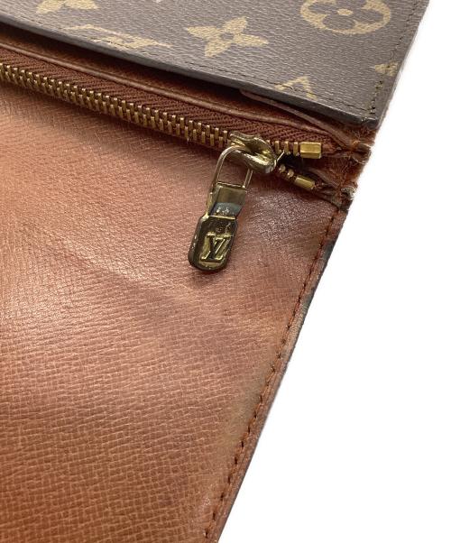 LOUIS VUITTON（ルイ ヴィトン）LOUIS VUITTON (ルイ ヴィトン) 旧ポシェット・ポルトモネクレディロングウォレット ブラウンの古着・服飾アイテム