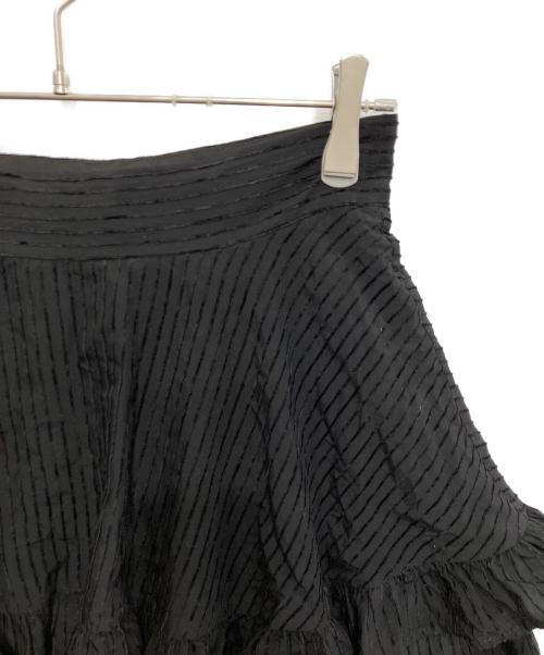 Tnewties（トゥエンティーズ）TNEWTIES (トゥエンティーズ) レイヤードフリルスカート ブラック サイズ:FREEの古着・服飾アイテム