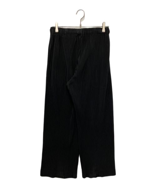 HOMME PLISSE ISSEY MIYAKE（オム プリッセ イッセイ ミヤケ）HOMME PLISSE ISSEY MIYAKE (オム プリッセ イッセイ ミヤケ) 26SSプリーツワイドパンツ ブラック サイズ:1の古着・服飾アイテム