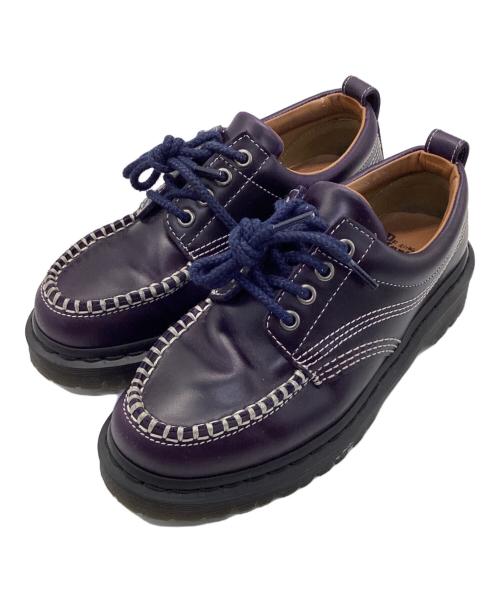 Dr.Martens（ドクターマーチン）Dr.Martens (ドクターマーチン) LOWELL4ホールシューズ MIDNIGHT BLUE パープル サイズ:UK4の古着・服飾アイテム